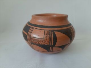 Vintage Native Hopi Indian Joy Navasie " Frog Woman " Pottery Pot 4 " X 3 "