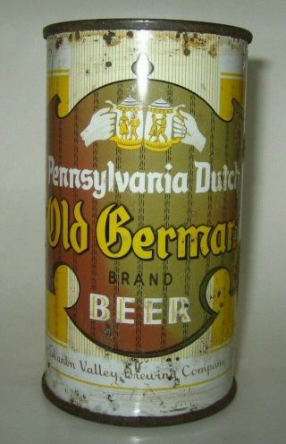 Old German Flat Top Beer Can Lebanon Valley,  Pennsylvania