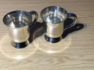 2 X Victorian 1/2 Pint Tankards By Askew Of Nottingham