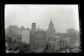 1928 6th Ave 4th St Manhattan Nyc York City Old Photo Negative 60f