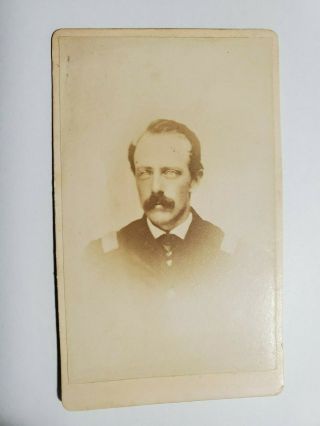 3 Diff Tintype & CDV Photos Of Same Soldier From Sgt To Captain? Civil War? NR 6