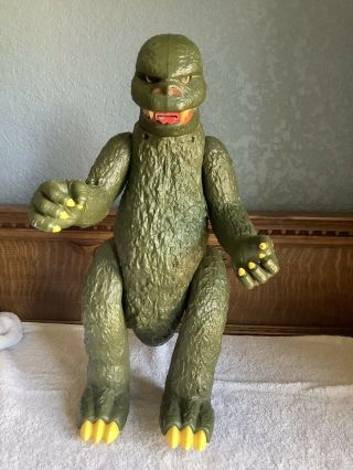 Vtg Toy 1977 Toho Shogun Warriors 19 " Action Figure Godzilla Dinosaur Green