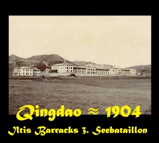 China Qingdao Tsingtau 青島市 Iltis Barracks 3.  Seebataillon Orig.  ≈ 1904 Goodsize