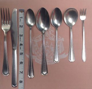 The Beverly Hills Hotel VINTAGE Flatware 14 PIECE SETTING FOR TWO Hotel Silver 3