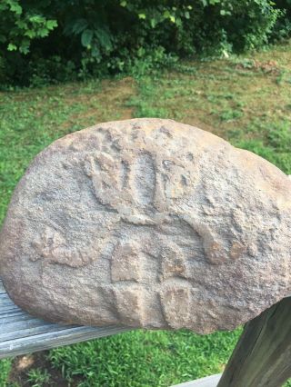 Native American Viking Stone Artifact Effigy Carving