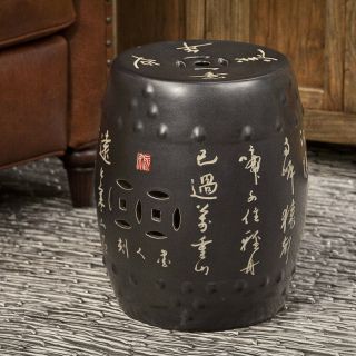 " Peking Treasures " Decorative Porcelain Stool - Garden Seat