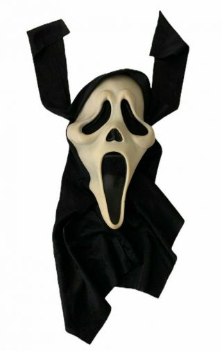 Vintage Scream Ghost Face Halloween Mask Fun World Easter Unlimited S9206