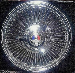 Vintage Ford Mustang Galaxie Fairlane 14 " Hubcap Wire Wheel Cover Spinner