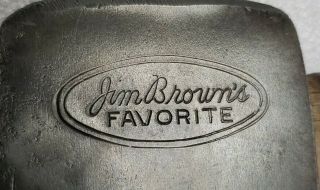 Vintage Brown Fence & Wire Co.  Jim Brown Favorite Single Bit Axe 3