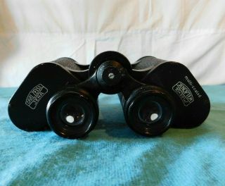 Vintage Carl Zeiss Jena Binoculars 10 X 50w Jenoptem Multi - Coated Wide Angle