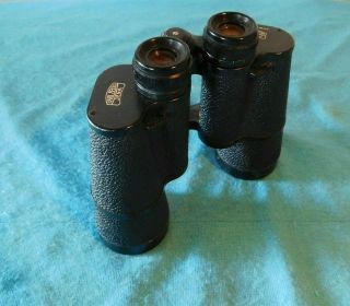 Vintage Carl Zeiss Jena Binoculars 10 X 50W JenOptem Multi - Coated Wide Angle 2
