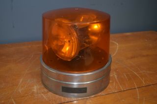 Vintage Dietz Model 7 - 40 Beacon Light W/ Amber Dome