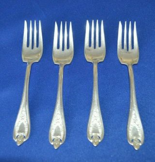 1847 Rogers Bros Old Colony 1911 Set Of 4 Salad Forks