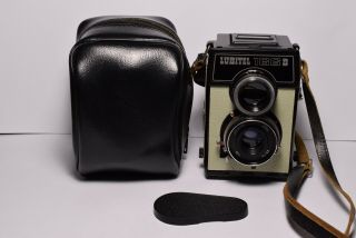 Lomo Lubitel 166b Beige Body Vintage Soviet / Russian Tlr Camera,  T - 22 (4.  5/75)