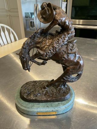Frederick Remington Rattlesnake Bronze