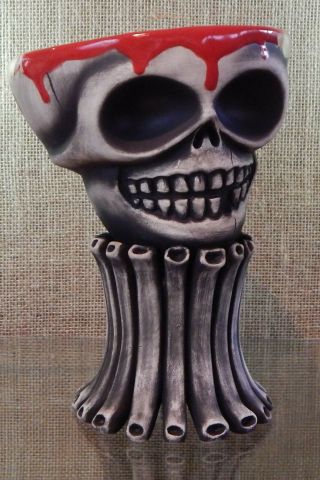 Skull & Ribs Limited Edition Tiki Mug By Munktiki