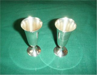 Lovely Vintage 1940s Sterling Silver Cordial Cups,  Gorham,  42 Grams