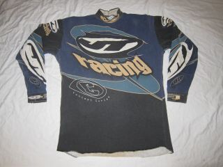 Vtg 90s Jt Racing Jersey Xl Made In Usa Concept Series No 6 Artcore Approved