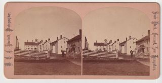 Shaker Village Canterbury Hampshire By W.  G.  C.  Kimball Concord Nh 1870s Sv