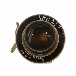 Vintage Rogers 6.  5 X 8.  5 F/8 Rapid Rectilinear Large Format Lens - Ug