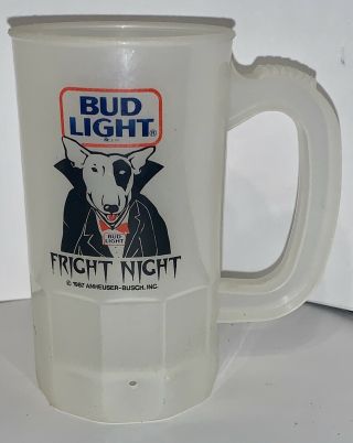 Spuds Mackenzie Fright Night Glow In The Dark Bud Light Halloween Mug 1987