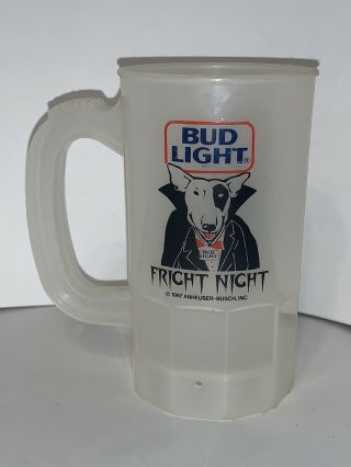 Spuds MacKenzie Fright Night Glow in the Dark Bud Light Halloween Mug 1987 2