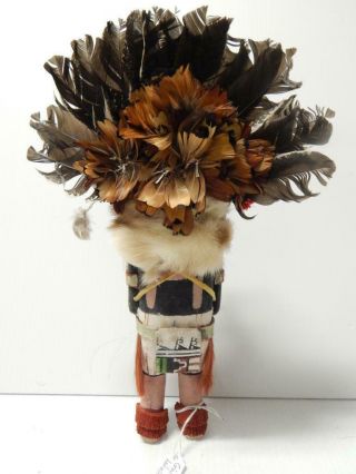 Zuni Pueblo Indian Kachina Cradle Doll Gino Lahaleon - 12 1/4 " T - High Qlty