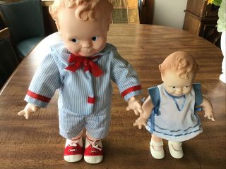 2 Vintage Kewpie Doll’s 15 " & 11” Cameo 1964