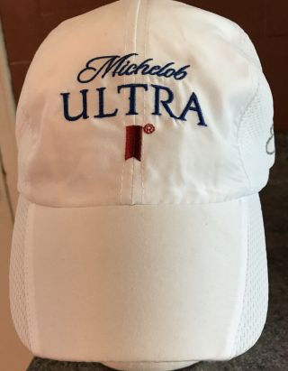 Michelob Ultra Beer Hat Cap Very Light Side Mesh Breathable Joggers Golfers