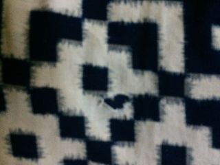 Japanese Vintage Textile Indigo Blue Cotton Futon Cover 4ft 9in x5ft5in 3