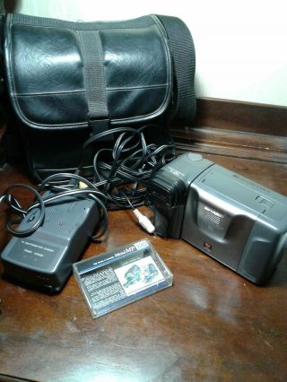Vintage Sharp Viewcam Video Camcorder Vl - E66 Hi - Fi Lcd W/cables,  100