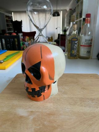 Munktiki Pumpkin Skull Tiki Mug 17/25 - One of a Kind Halloween Design Rare 3