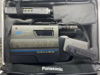 Panasonic Omnimovie Vhs Hq Ccd Af X6 Pv - 320d Vintage 1980s Video Recorder Camera