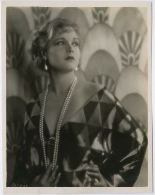 Sublime Blonde Silent Film Flapper Esther Ralston 1920s Deco Photograph