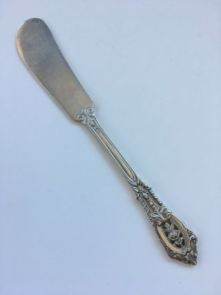 Wallace Rose Point Sterling Silver Butter Knife 23.  7g