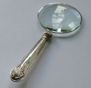 Henry Williamson Hm Sterling Silver Handle Magnifying Glass Sheff 1912