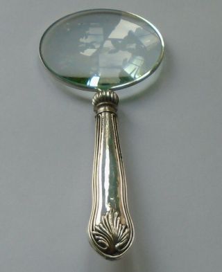 Henry Williamson HM Sterling Silver Handle Magnifying Glass Sheff 1912 3