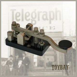 Vintage J H Bunnell &co.  York Telegraph Key Sounder 1900s Radio Spark Key