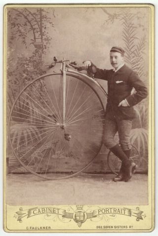 Cc: Portrait Young Man With Ordinary Or Penny - Farthing