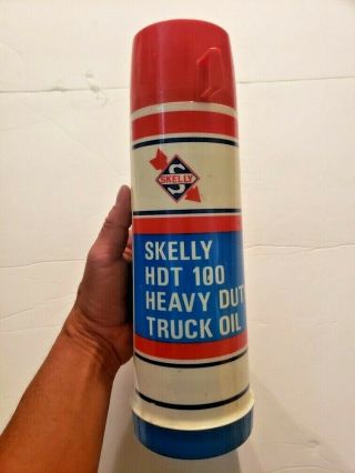 Vintage ☆skelly☆ Htd 100 Heavy Duty Truck Oil Thermos