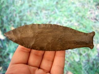 Fine 4 7/16 inch Kentucky Beaver Lake Point with Arrowheads Artifacts 3