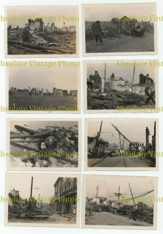 Old Chinese Photographs Hungjao & Chapei Battle Of Shanghai China 1937 ?