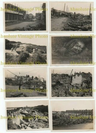 Old Chinese Photographs Ruins / Destruction Battle Of Shanghai China 1937 ?