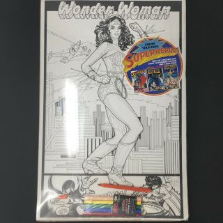 Dc Comics Thought Factory Wonder Woman Poster 1977 - Vintage - Extremely Rare