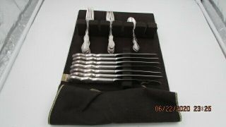 25 Piece Set Of Wm Rogers Mfg Co Extra Plate Melody Camelot Silverplate