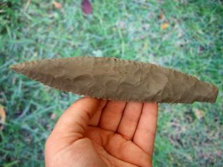 Fine 6 3/4 inch G10 Tennessee Little Bear Creek Point with Arrowheads 3