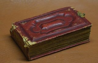 Antique Miniature Gem Photo Album With Tin 44 Types 1860 