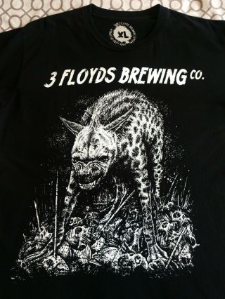 Three 3 Floyds Brewing Dark Lord Day 2014 Brewery Xl Tshirt Imperial Stout Shirt