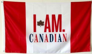 Molson Canadian Beer Promo Canada Flag Banner 3x5feet