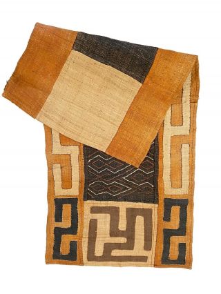 African Kuba Cloth Raffia /Textile Zaire 44 